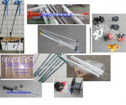 portable step-in treading-in paddock fencing posts insulators reels accessories