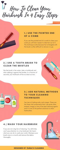 How To Clean Hairbrush In 4 Easy Steps (Cool Hacks 2019)