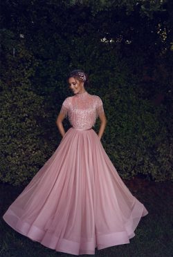 Luxus Abendkleider Lang Rosa | Etuikleider Abiballkleider Online Kaufen