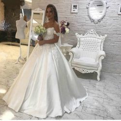 Wunderschöne Brautkleider A Linie | Hochzeitskleider Günstig Online