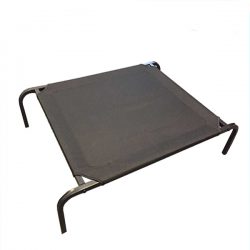 Factory direct sale large steel frame orthopedic chewproof elevated dog bed