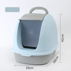 cat cleaning toilet cat litter box large hooded cat litter box