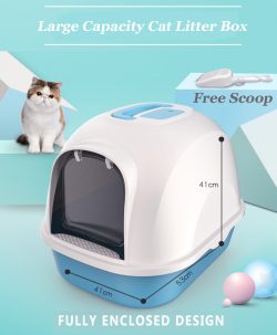 Factory wholesale cat toilet cat litter box with free scoop