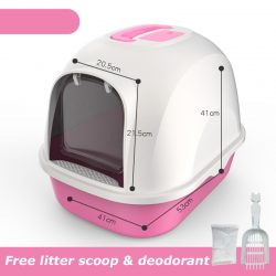 Factory wholesale cat toilet cat litter box with free scoop