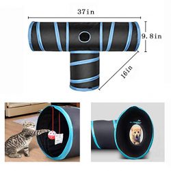 Collapsible Cat Toy Tunnel Foldable Cat tunnel Cat Play Cube Tunnel
