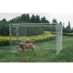 large outdoor metal chain link dog kennel manufacturer