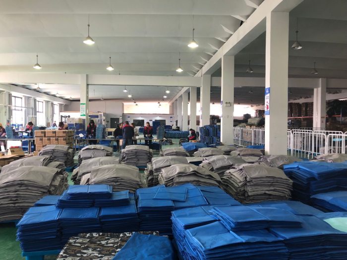 warehouse of pet cooling mat