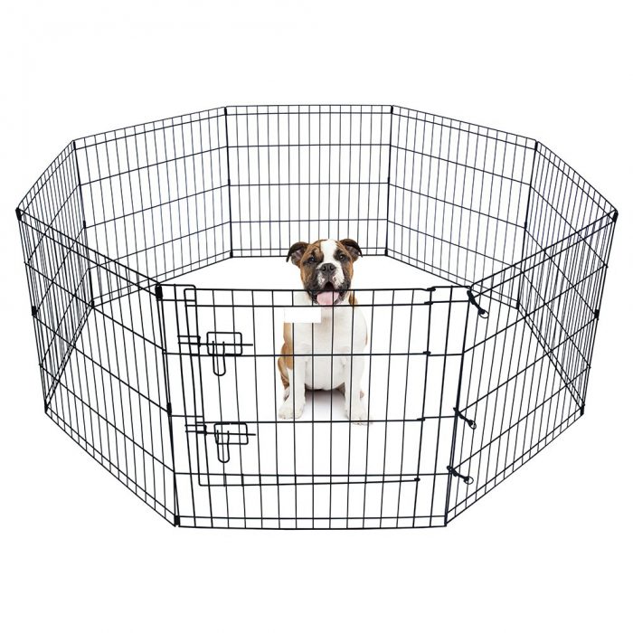 Heavy Duty 8 Panels Playpen for Dogs Pet Outdoor Exercise Playpen Fence