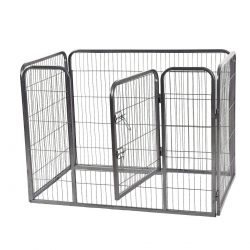 Portable for Travel Camping Expandable Pet Exercise Fence Dog Puppy Barrier Playpen Kennel