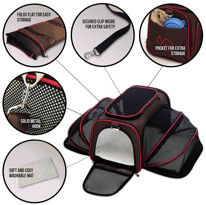 Soft Portable Dog Carrier Pet Travel Bag Pet Carrier Bag