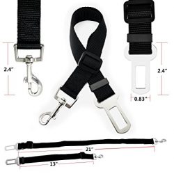 Car Automotive adjustable Nylon dog seat belt Dog Car Harness Pet Dog Car Safety Belt