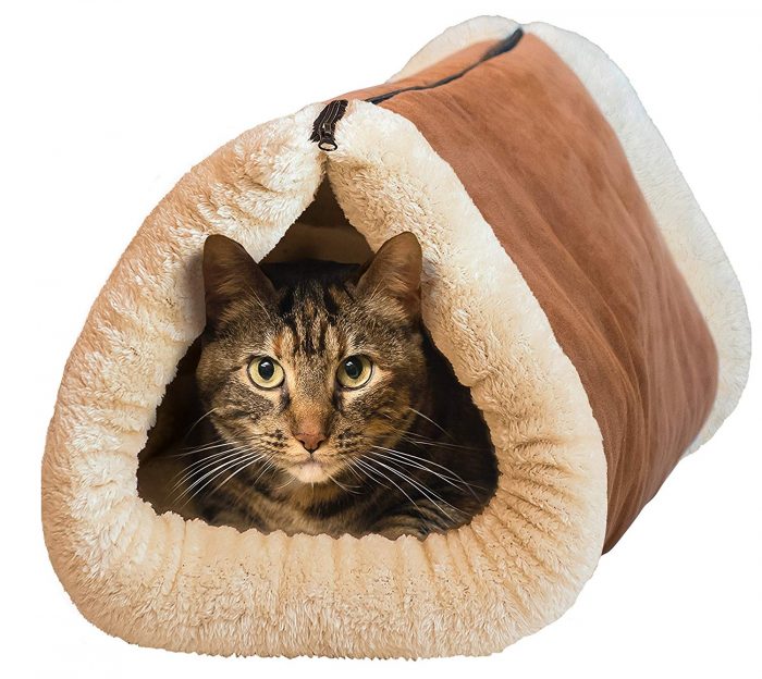 Portable soft warm cozy Cat Bed Cave House Cat Bed Hooded Cave