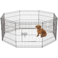 8 Panels Playpen for Dogs Pet Outdoor Exercise Playpen Fence
