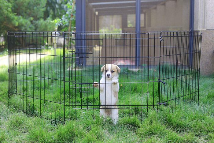 Metal Portable Foldable Pet Playpen Puppy Dog Playpen Dog Exercise Playpen