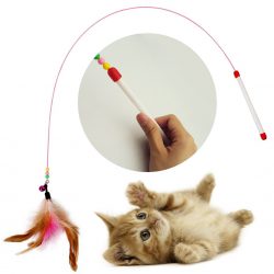 Cat interactive play toy cat exercise toy cat charmer wand
