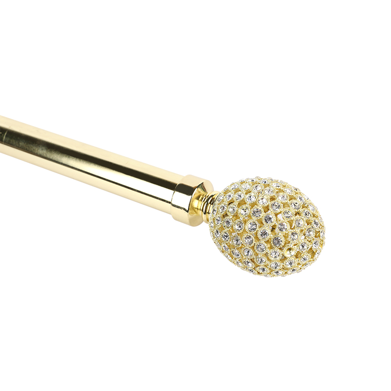 OVAL FULLY DRILLED ZINC ALLOY CURTAIN ROD
