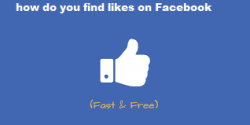 how do you find likes on Facebook