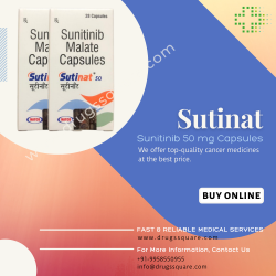 Buy Sutinat 50 mg Online – Lowest Price Natco Sunitinib From India