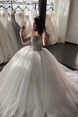 Schöne Hochzeitskleider Prinzessin | Brautkleider Tüll Günstig