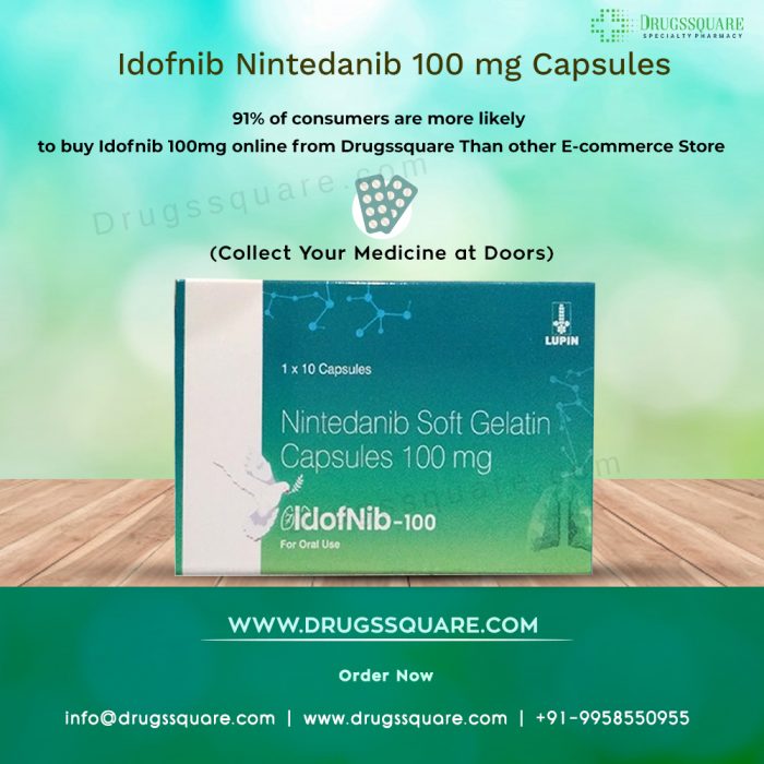 Idofnib 100 mg Capsule – Generic Nintedanib Buy Online from India