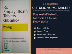 Buy Gibtulio Online | Empagliflozin 25 mg Tablet for Type 2 Diabetes