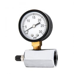 50MM GAS TEST GAUGE WITH VALVE FOR TESTING GAS INSTALLATIONS OKT-78