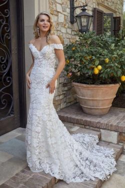 Designer Brautkleid Meerjungfrau Spitze | Hochzeitskleider Weiß