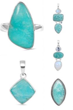 Sterling Silver Wholesale Amazonite Jewelry Collection