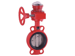 Wafer Concentric Butterfly Valve with Post Indicator