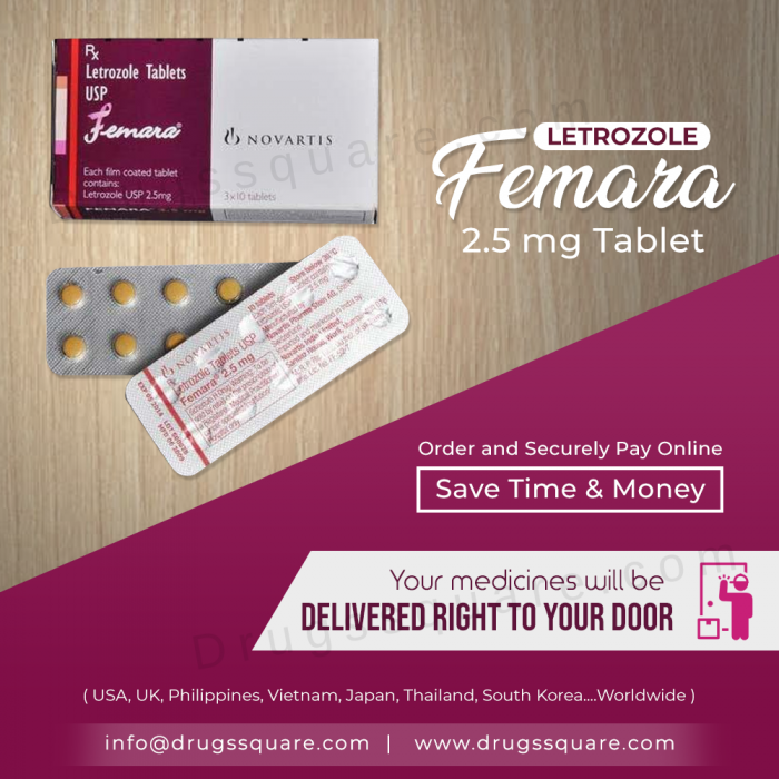Femara 2.5 mg Tablet Online – Check Novartis Letrozole Price