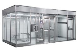 Where are the soft wall modular cleanrooms used?