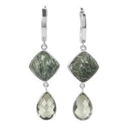 Buy Green 925 Sterling Silver Seraphnite Jewelry