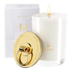 M&Scent Luxury White Soy Wax Logo Personalised Wedding Scented Candles, Custom Camp Candle