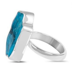 Buy real latest design Turquoise ring for women by rananjay exports