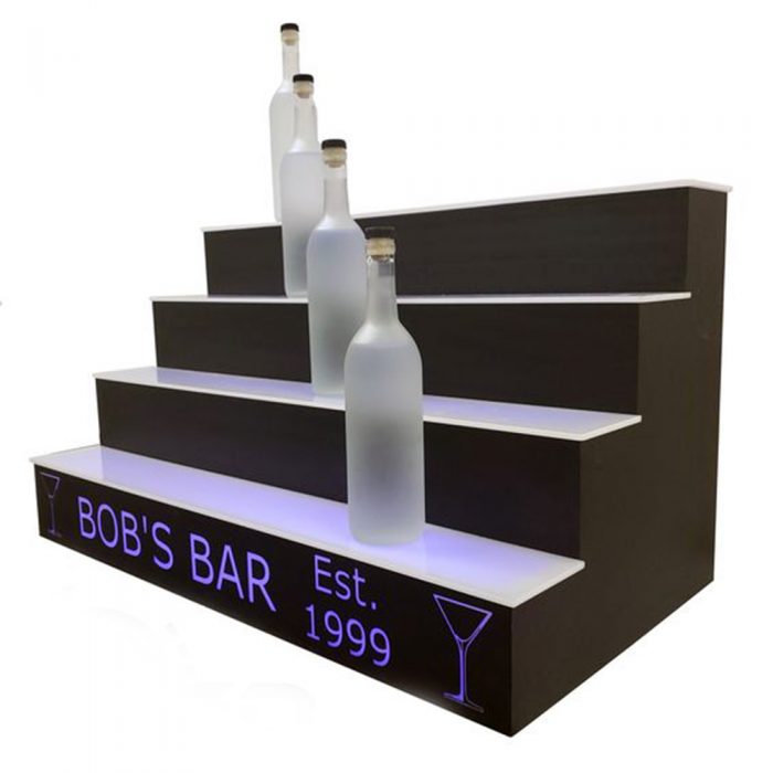 3 Step LED Acrylic Display Base