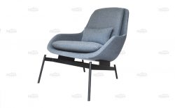 Cashmere Fabric Blu Dot Field Lounge chair replica FA177-C