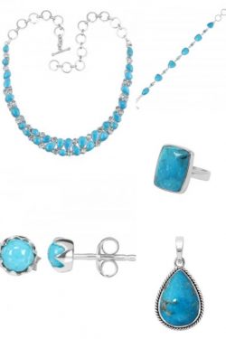 Sterling silver Turquoise Jewelry for women