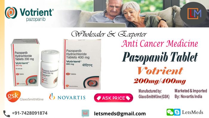 Pazopanib Price Online USA | Buy Votrient Tablet Online Philippines