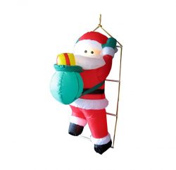 Christmas inflatable Santa on Rope Ladder decoration FL19QS-157