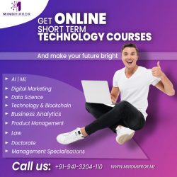 Get Online Short Term Technlogy courses