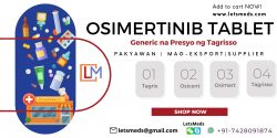 Pakyawan na Presyo ng Osimertinib Tableta Mga tatak Online Pilipinas