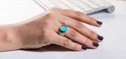 Buy Turquoise Gemstone Rings Online at Rananjay Exports