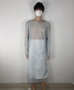 CPE Gowns With Thumb Loops Adult Diapers.Urine pad.Disposable medical pad www.kosa-med.com
