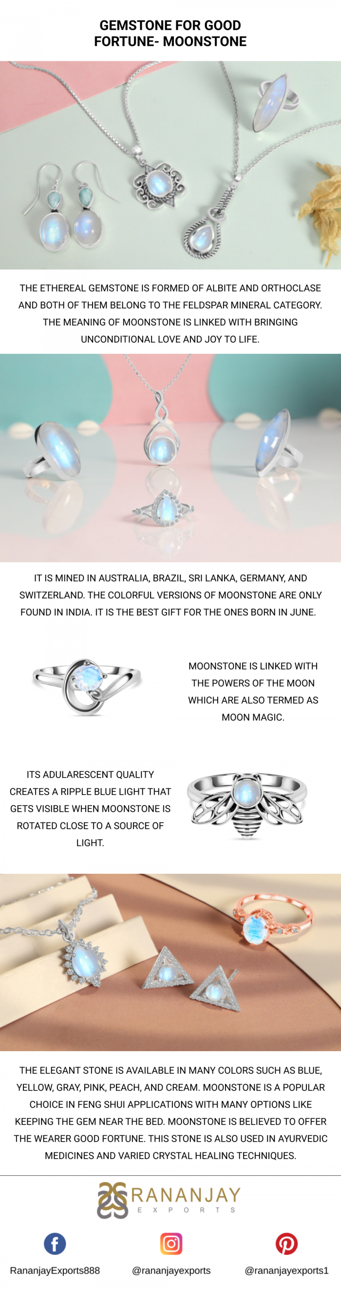 Gemstone for Good Fortune- Moonstone