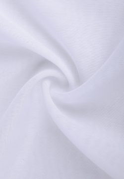 100% Polyester plain woven good drapability inherent fire retardant voile curtain fabric
