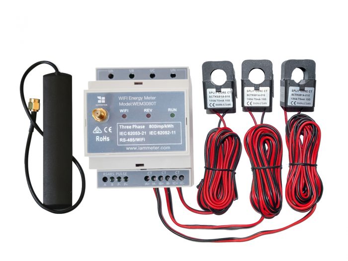 smart single Phase Energy Meter Wi-Fi,Cloud/app,electric sub meters