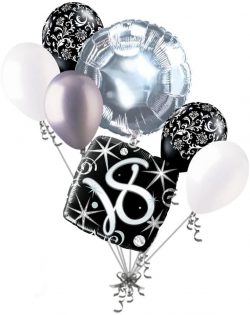 Elegant Sparkles Balloon Gift. Age 18 – 100 available – Balloon HQ