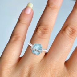 Buy Genuine Wholesale Sterling Silver Aquamarine Ring