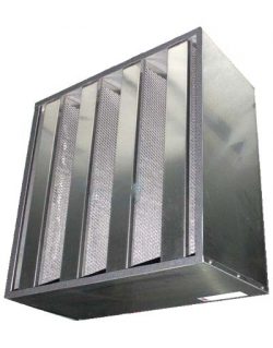 HVAC Ventilation System Mini Pleat Gel Seal HEPA Filter Clapboard:withoutClapboardMediumMaterial ...