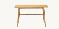 SZ2 Modern Bent Wooden Desk Solid Wood Desk